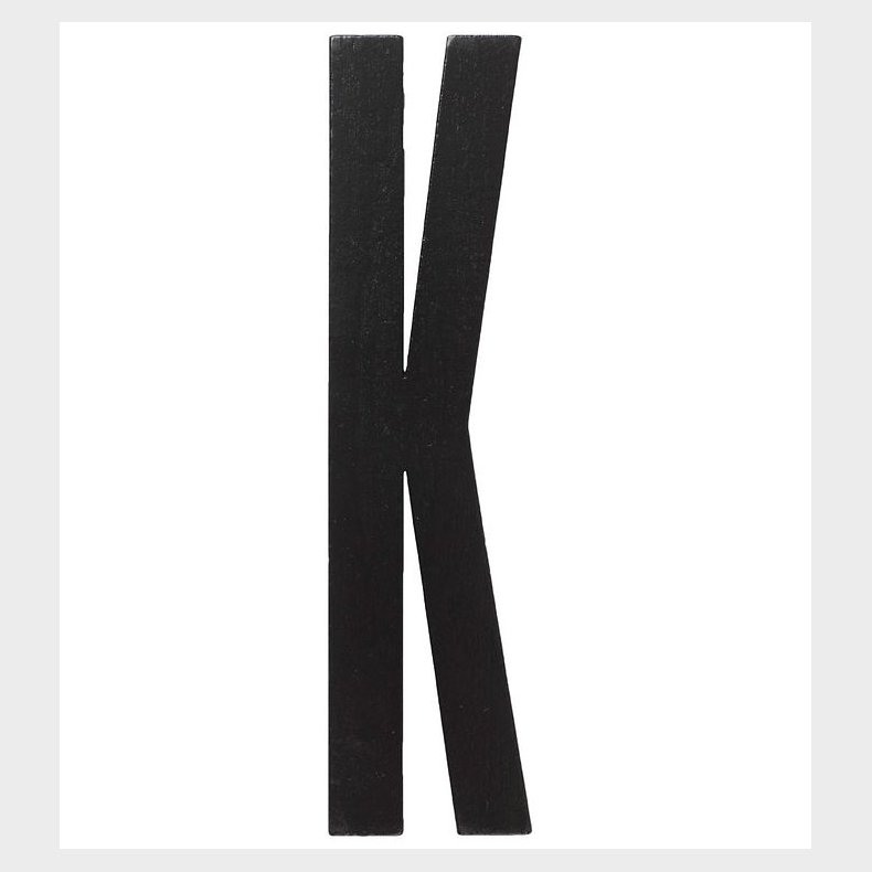 Design Letters Trbogstaver - K - Sort