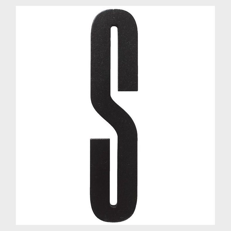 Design Letters Trbogstaver - S - Sort