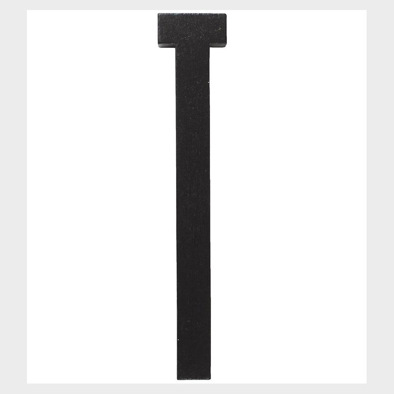 Design Letters Trbogstaver - T - Sort