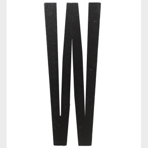 Design Letters Trbogstaver - W - Sort
