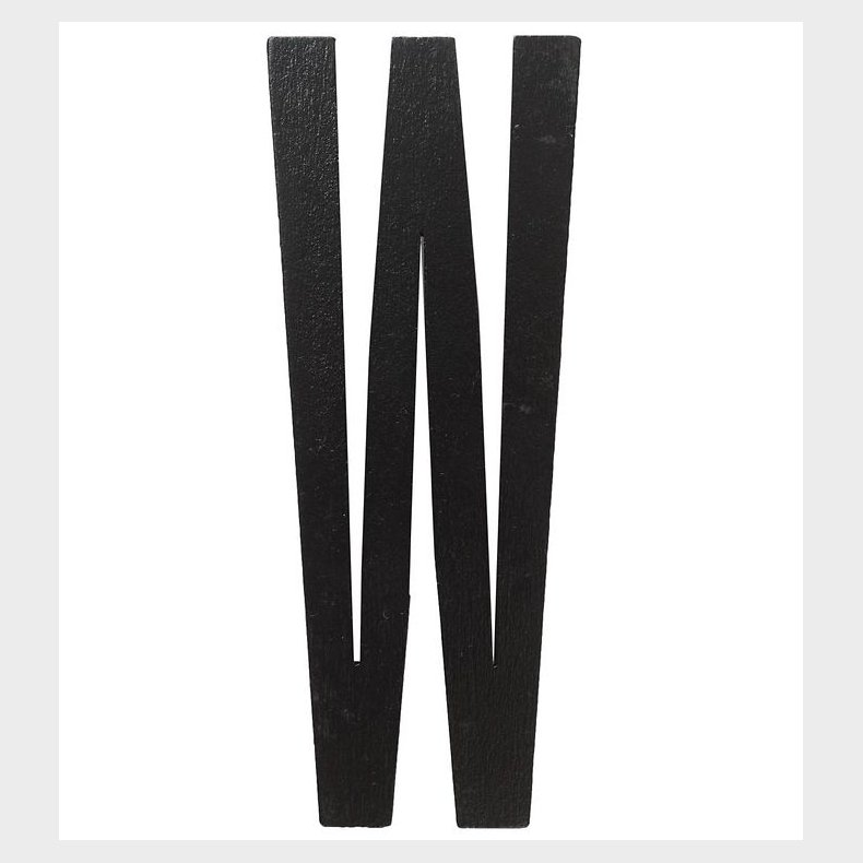 Design Letters Trbogstaver - W - Sort