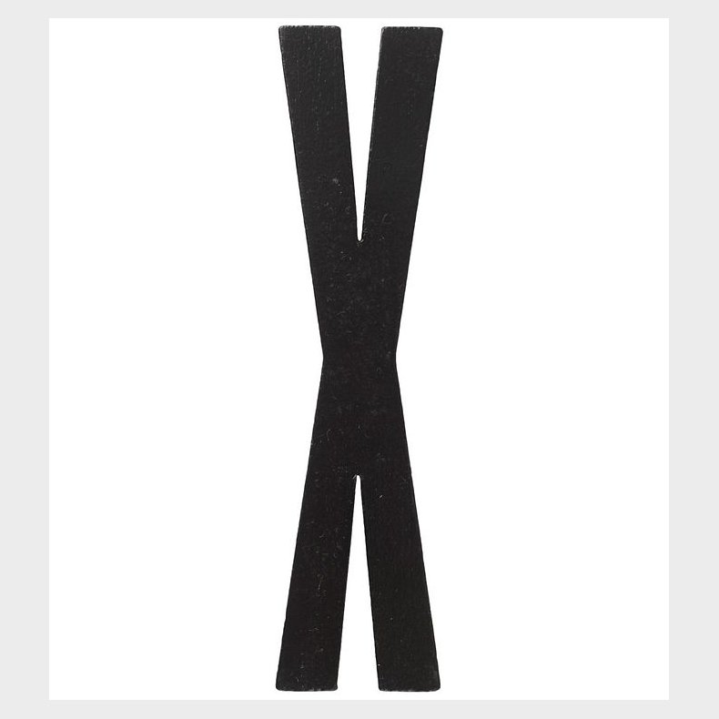 Design Letters Trbogstaver - X - Sort