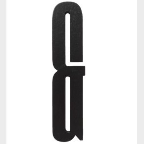 Design Letters Trbogstaver - & - Sort