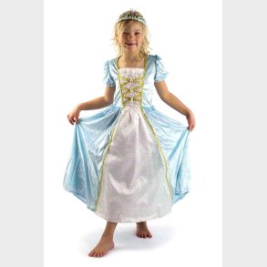 Den Goda Fen Kostume Prinsessekjole Velour, Turkis M