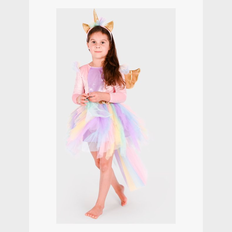 Den Goda Fen Kostume Enhjrning med Diadem, 110-116