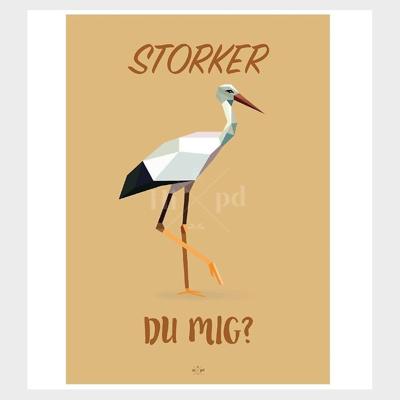 Hipd Plakat - A4 - Stork