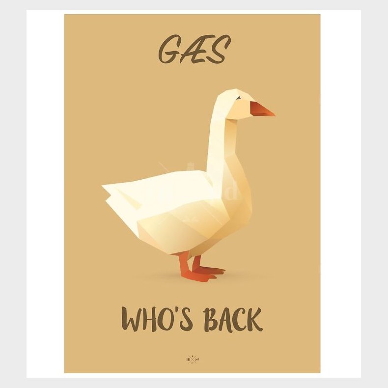 Hipd Plakat - A4 - Goose