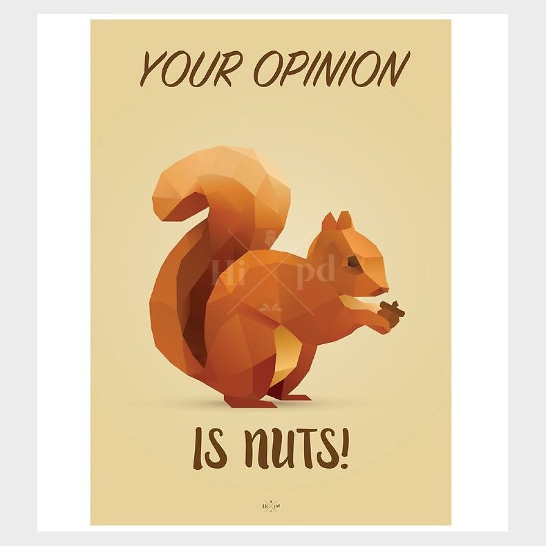 Hipd Plakat - A4 - Nuts