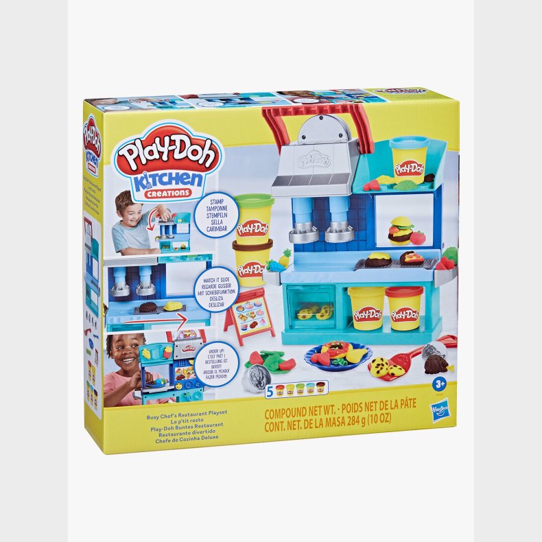 Play-Doh Kitchen Creations Busy Chef's Deluxe-restauranglekset