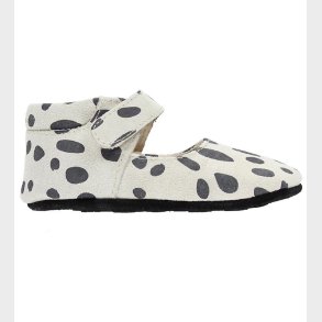 Fuzzies Ballerina Hjemmesko - Sne - Sneleopard