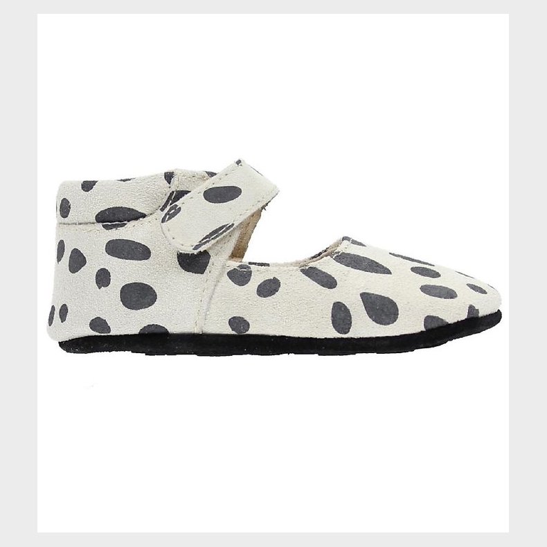 Fuzzies Ballerina Hjemmesko - Sne - Sneleopard