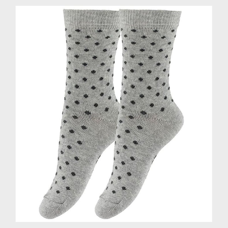 Fuzzies Str�mper - 2-Pak - Gr� m. Prikker