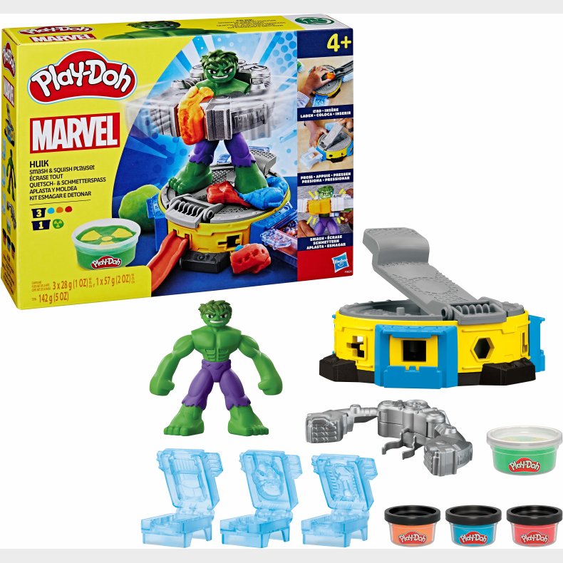 Play-Doh Den Fantastiske Hulk Smash And Squish Legest