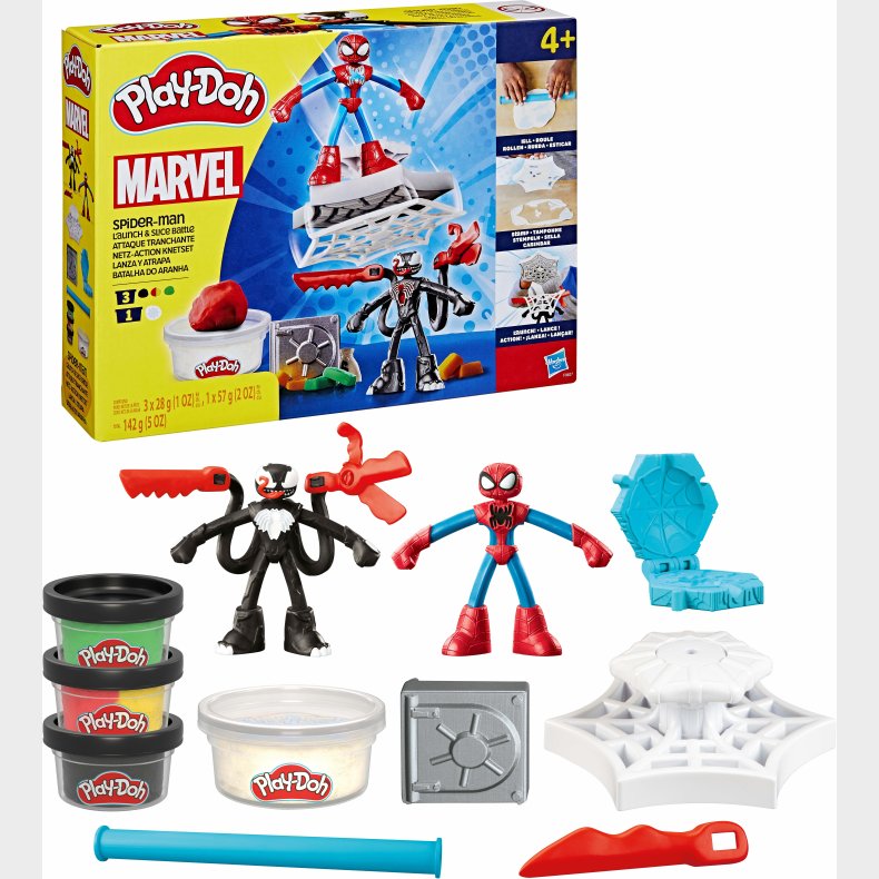 Play-Doh Spider-Man Launch And Slice Battle Legest