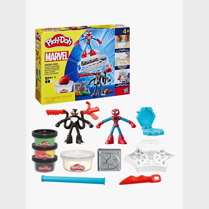 Play-Doh Spider-Man Launch And Slice Battle Leges�t