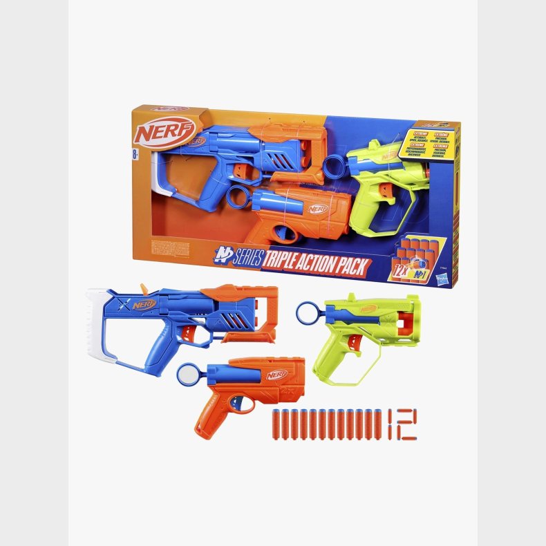 Nerf N Series Blastere Triple Action Pack
