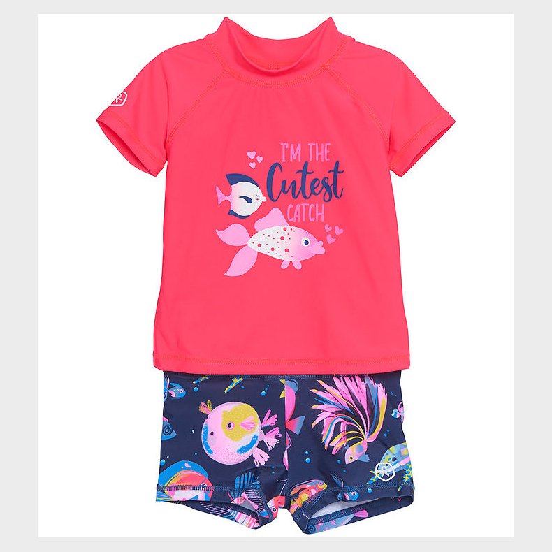 Color Kids Badest - Badebluse/Badebukser - Diva Pink