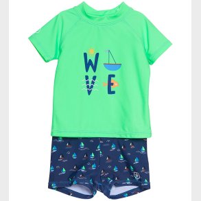 Color Kids Badest - Badebluse/Badebukser - Summer Green