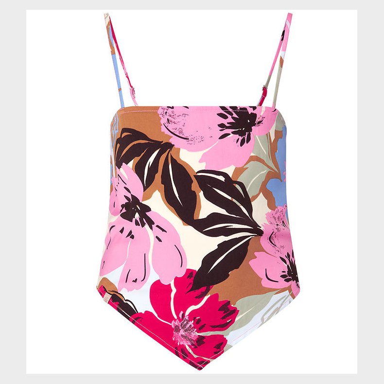 Rosemunde Top - Cropped - Supersized Floral Print