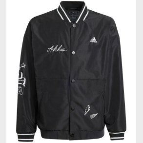 adidas Performance Cardigan - J Bluv Q3 Wvjkt - Sort/Hvid