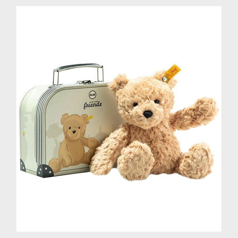 Steiff Bamse - 25 cm. - Jimmy Teddy Bear - In Suitcase - Light