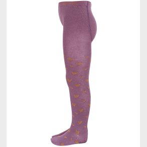 Melton Strmpebukser - Hearts Tights - Grape Shake