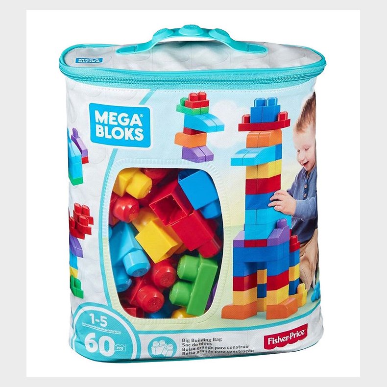 MEGA Byggeklodser - First Builders Bag - 60 Dele