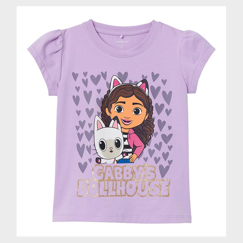Name It T-shirt - NmfMassa Gabbys Dollhouse - Orchid Bloom