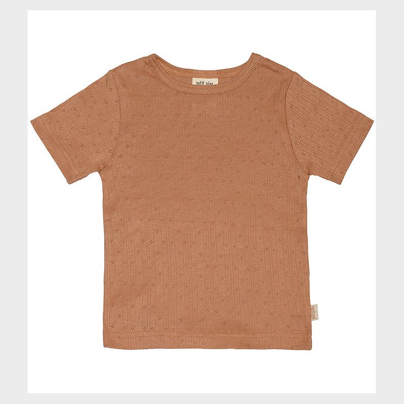 Petit Piao T-shirt - Pointelle - Summer Camel