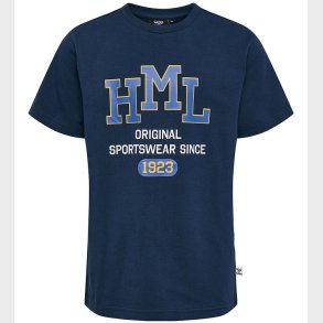 Hummel T-shirt - hmlLucas - Dress Blue