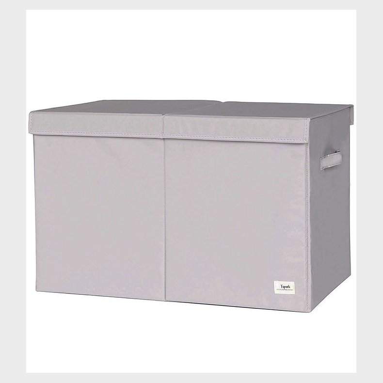 3 Sprouts Opbevaringskasse m. lg - 63 x 38 x 39 cm - Lysegr