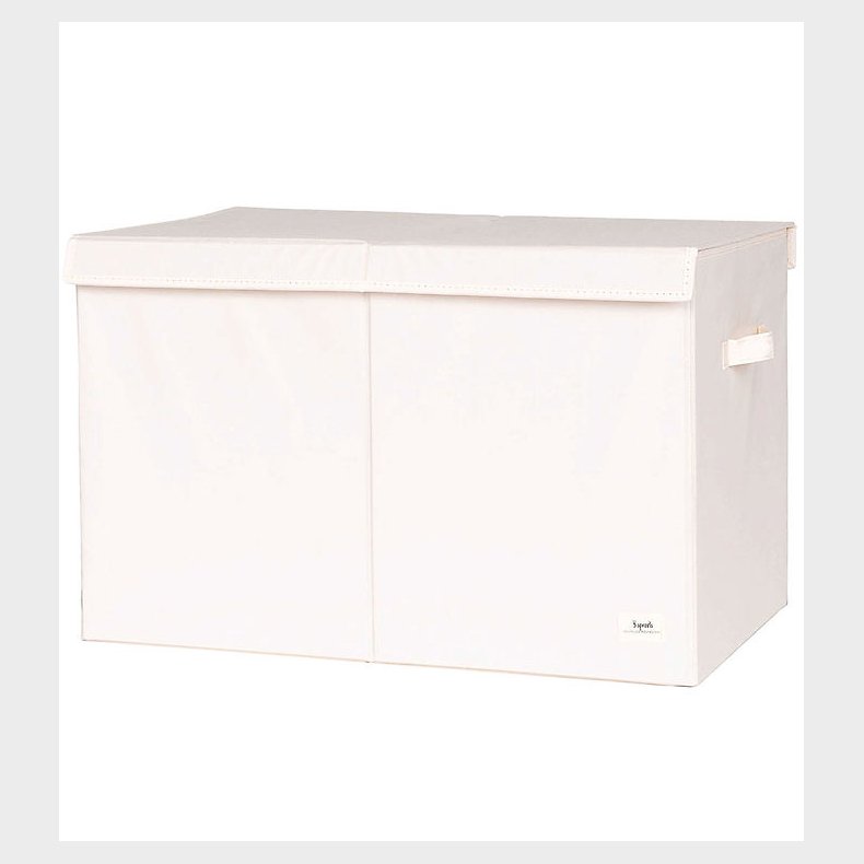 3 Sprouts Opbevaringskasse m. lg - 63 x 38 x 39 cm - Creme