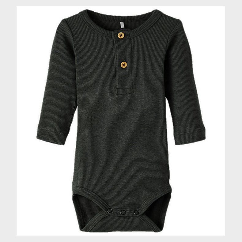 Name It Body l/ - Rib - Noos - NbmKab - Sort