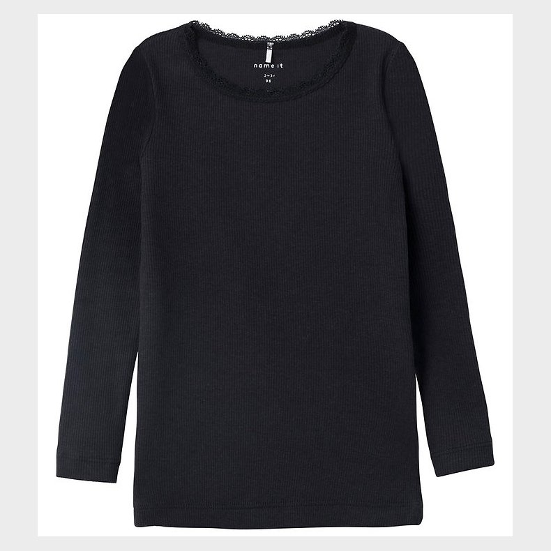Name It Bluse - Rib - Noos - NmfKab - Sort