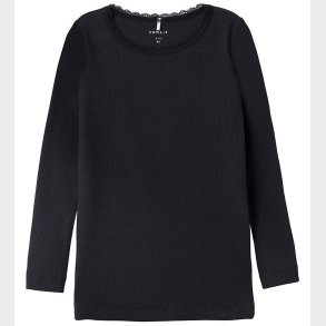 Name It Bluse - Rib - Noos - NmfKab - Sort