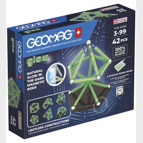 Geomag Magnetst - Glow Recycled - 42 Dele
