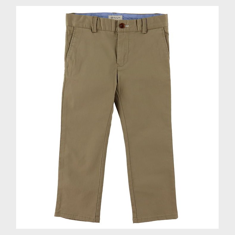 GANT Bukser - Chino - Dark Khaki