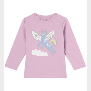 Stella McCartney Kids Bluse - Lilla m. Enhjrning