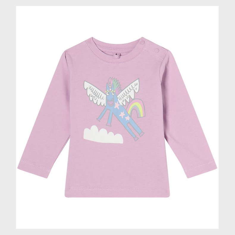 Stella McCartney Kids Bluse - Lilla m. Enhjrning