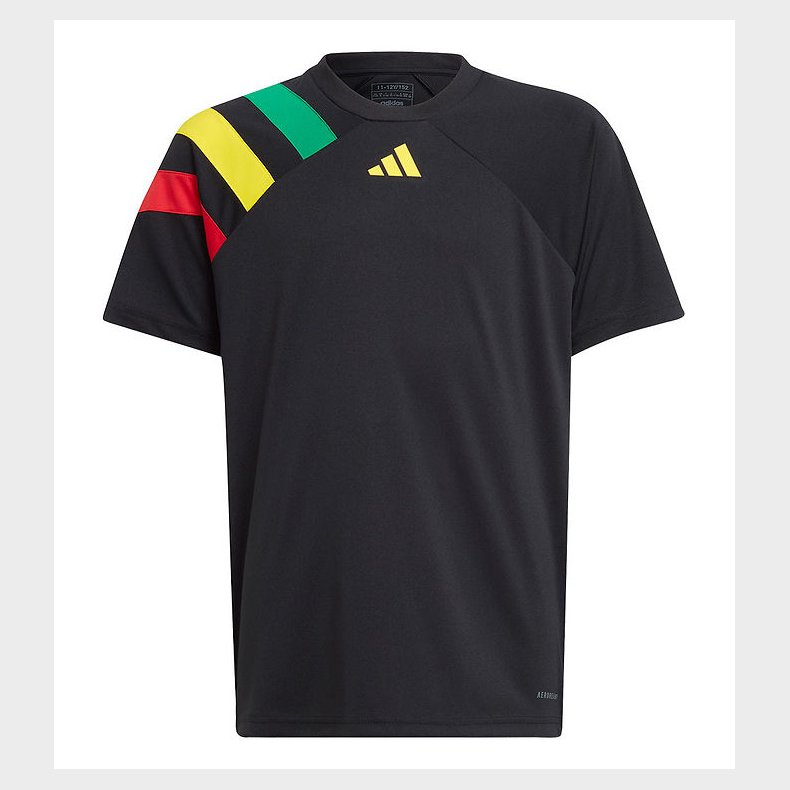 adidas Performance T-shirt - Fortore23 JSY Y - Sort/Gul/Rd/Grn