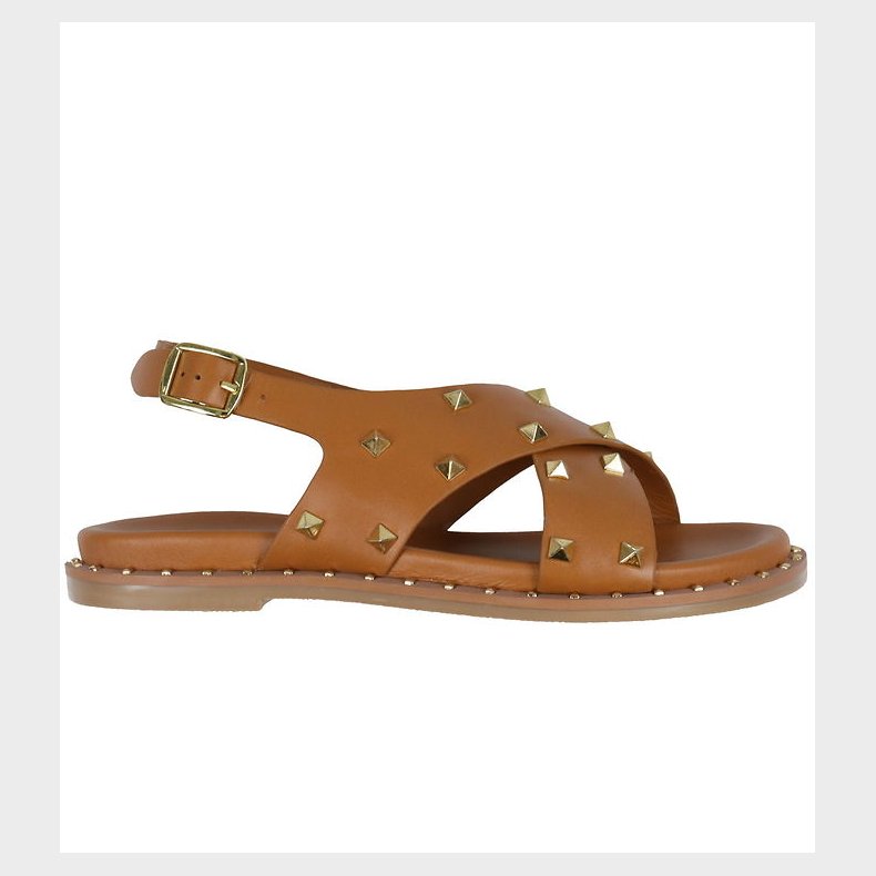 Petit by Sofie Schnoor Sandaler - Cognac m. Guld-nitter