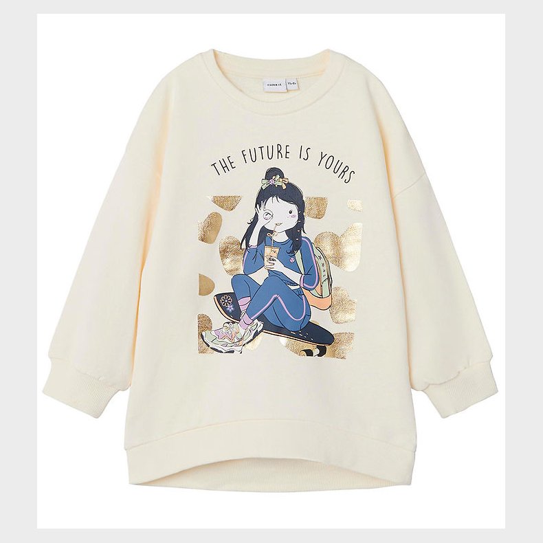 Name It Sweatshirt - NmfKirsten - Buttercream