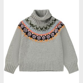 Molo Bluse - Uld/Akryl - Gimla - Light Grey Melange