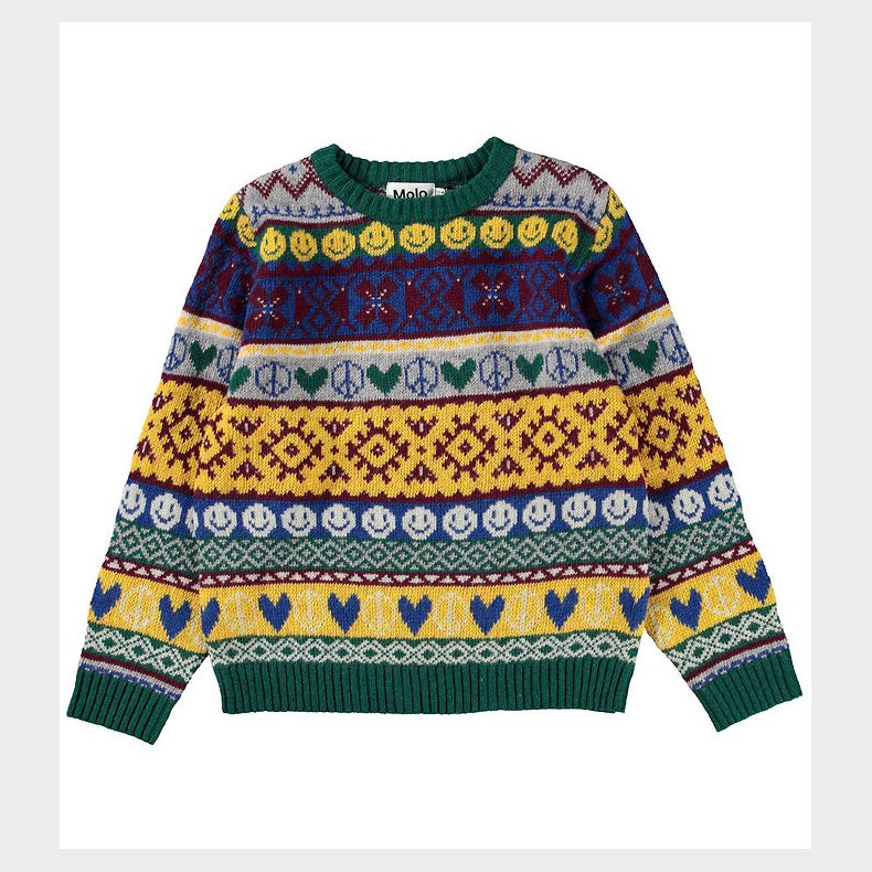 Molo Bluse - Uld/Akryl - Barri - Traditional