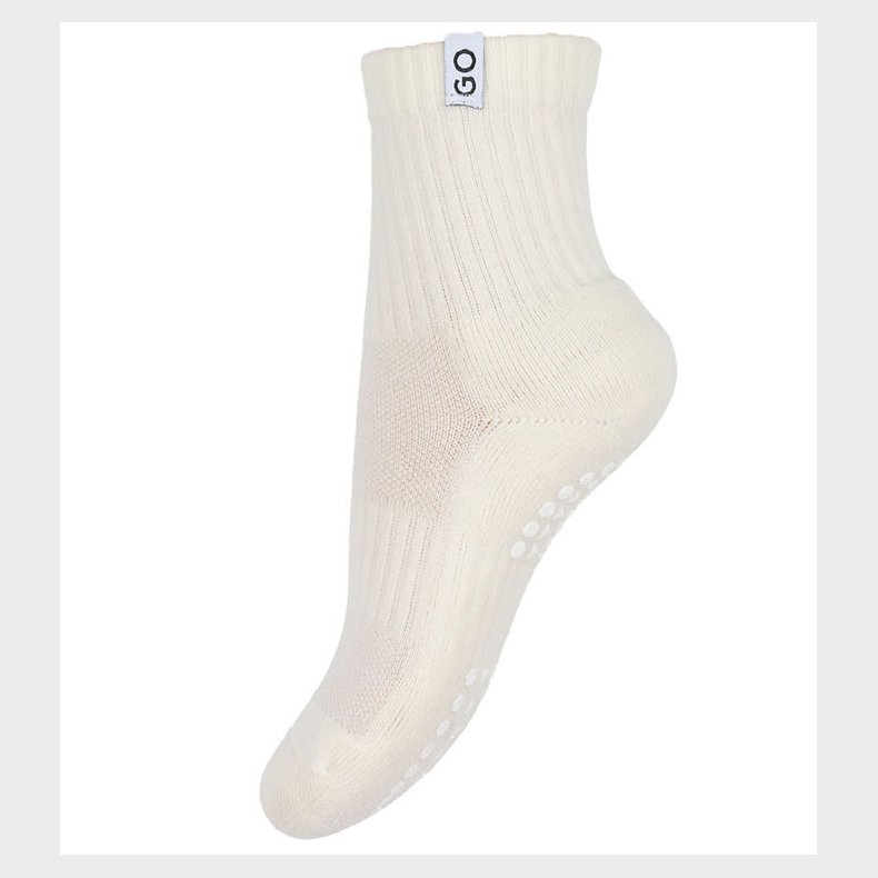GoBabyGo Skridsikre Strmper - Off White