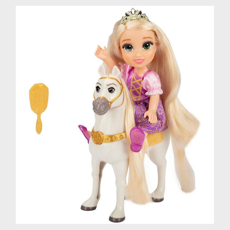 Disney Princess Dukke - 15 cm - Rapunzel & Maximus