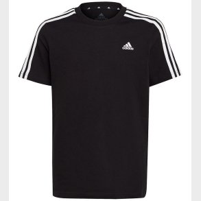 adidas Performance T-Shirt - U 3S TEE - Sort/Hvid