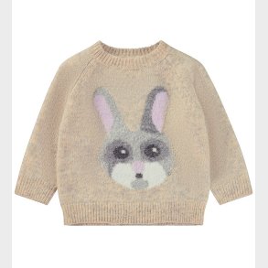 Molo Bluse - Uld/Polyester - Gilby - Sandy