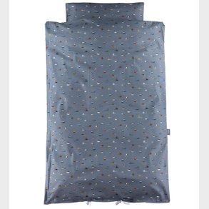 Nrgaard Madsens Sengetj - Baby - Bl m. Sejlskibe