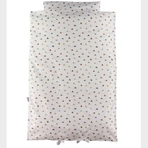 Nrgaard Madsens Sengetj - Baby - Hvid m. Sejlskibe